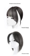Load image into Gallery viewer, Silk Base Human Hair Topper for Women - Daily Wear Undetectable Hairpiece, Double Wefted Design for Thinning Hair & Gray Coverage, Breathable High Crown Volume & Natural Look-غطاء رأس من شعر الإنسان بقاعدة حريرية للنساء