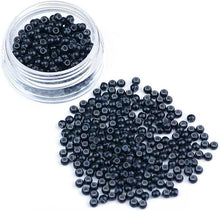 Load image into Gallery viewer, Silicone Nano Ring 1000Pcs/Bottle Nano Ring Beads Micro Links Hair Extension حلقة سيليكون نانو 1000 قطعة / زجاجة خرز حلقة نانو وصلات صغيرة لتطويل الشعر