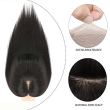 Load image into Gallery viewer, Full Human Hair Silk Base Topper -Lightweight & Breathable , Natural-Looking, Realistic Comfort for Everyday Wear