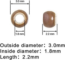 Load image into Gallery viewer, Silicone Nano Ring 1000Pcs/Bottle Nano Ring Beads Micro Links Hair Extension حلقة سيليكون نانو 1000 قطعة / زجاجة خرز حلقة نانو وصلات صغيرة لتطويل الشعر