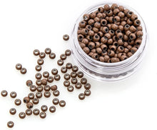 Load image into Gallery viewer, Silicone Nano Ring 1000Pcs/Bottle Nano Ring Beads Micro Links Hair Extension حلقة سيليكون نانو 1000 قطعة / زجاجة خرز حلقة نانو وصلات صغيرة لتطويل الشعر