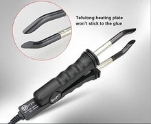 Load image into Gallery viewer, Loof Hair Extension Connector Iron Treatments for Professional Salon Equipment, Keratin Bonding Tip Hair Extension Hot Fusion Iron ,Adjustable Temperature Hair Extension Iron Tools -أداة ربط وصلات الشعر، موصل ذوبان غراء الكيراتين