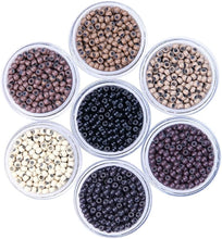 Load image into Gallery viewer, Silicone Nano Ring 1000Pcs/Bottle Nano Ring Beads Micro Links Hair Extension حلقة سيليكون نانو 1000 قطعة / زجاجة خرز حلقة نانو وصلات صغيرة لتطويل الشعر