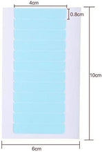 Load image into Gallery viewer, Waterproof Double-sided Adhesive Glue Tape Set for Hair Extension (Double side blue stiker(4x0.8cm))-مجموعة شريط لاصق مزدوج الجوانب مقاوم للماء لوصلات الشعر (شريط لاصق مزدوج الجوانب أزرق (4 × 0.8 سم))