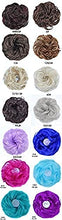 Load image into Gallery viewer, Eestelle messyBun Scrunchie with Elastic Rubber Band Ponytail Hair Extensions Updo Chignon Donut Ponytail Hairpiece Synthetic Tousled Hair for Women (nature balck2)