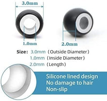 Load image into Gallery viewer, Silicone Nano Ring 1000Pcs/Bottle Nano Ring Beads Micro Links Hair Extension حلقة سيليكون نانو 1000 قطعة / زجاجة خرز حلقة نانو وصلات صغيرة لتطويل الشعر