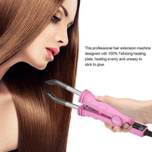 Load image into Gallery viewer, Loof Hair Extension Connector Iron Treatments for Professional Salon Equipment, Keratin Bonding Tip Hair Extension Hot Fusion Iron ,Adjustable Temperature Hair Extension Iron Tools -أداة ربط وصلات الشعر، موصل ذوبان غراء الكيراتين