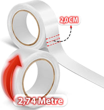 Load image into Gallery viewer, "Ultra Hold" Walker Double Sided Roll Tapes Stickers Adhesive for Men Hair System Replacement -لفة شريط دانتيل أمامي لدعم الشعر أزرق ، متعدد المقاسات