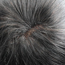 Load image into Gallery viewer, e estelle Men Natural Hair Toupee, Human Hair Q6 Swiss Lace Base PU Around Man Hair Replacement System, For Thin Or Hairloss (Nature Black, 8x10)