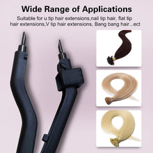 Load image into Gallery viewer, Loof Hair Extension Connector Iron Treatments for Professional Salon Equipment, Keratin Bonding Tip Hair Extension Hot Fusion Iron ,Adjustable Temperature Hair Extension Iron Tools -أداة ربط وصلات الشعر، موصل ذوبان غراء الكيراتين