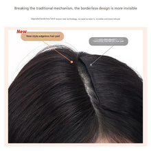 Load image into Gallery viewer, New Hand-made Hair Topper Extension, Invisible Seamless Edge, Breathable & Lightweight,3D Loop-Knitting, Real Human Hair Pad for High Crown & Volume