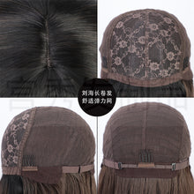 Load image into Gallery viewer, Small Lace Front Wig For Women Long, Short Curly and Straight,lady wig,girl wig,daily wig,party wig (BODYWAVE, NYL2585-balckbrownmix)