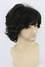 Load image into Gallery viewer, Men's Fluffy Wigs Mens Short Curly Fluffy Wig Natural Men Wig Synthetic Full Wigs(curl)