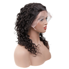Load image into Gallery viewer, Human Hair water wave Wigs with 13x4 Front Lace -شعر مستعار مموج بشعر طبيعي مع دانتيل أمامي 13x4