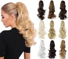 Load image into Gallery viewer, Estelle Claw Curly Wavy / Straight Ponytail Extension Long Synthetic for Women