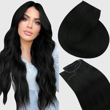 Load image into Gallery viewer, Estelle Invisible Wire Human Hair One Piece Clip-in Extension-إستيل سلك غير مرئي بشري بشري قطعة واحدة وصلة تمديد