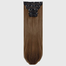 Load image into Gallery viewer, Estelle Clip in Hair Extensions 4Pcs 11Clips Curly Wavy Thick Full Head Double Weft Clip on Synthetic Hair Extension وصلات شعر Estelle Clip في وصلات الشعر 4 قطعة 11 مشابك مموجة ومموجة سميكة كاملة الرأس بمشبك مزدوج اللحمة على وصلات الشعر الاصطناعية
