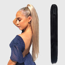 Load image into Gallery viewer, Estelle Claw Curly Wavy / Straight Ponytail Extension Long Synthetic for Women