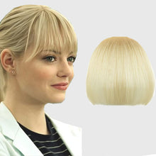 Load image into Gallery viewer, Estelle Natural Real Human Hair Flat Bangs Hand Tied Bangs Fashion Clip in Hair Extension Estelle شعر طبيعي حقيقي بشري مسطح الانفجارات مشبك أنيق في إطالة الشعر
