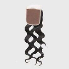 Load image into Gallery viewer, Hand Made Natural Wave Human Hair Lace Closure 4*4-اليد التي قدمت الطبيعية موجة شعر بشري إغلاق الدانتيل 4 * 4