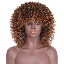 Load image into Gallery viewer, Estelle African Lady High Temperature Silk Fiber Yama Wigs , Headgear Wig