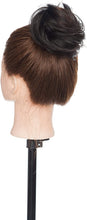 Load image into Gallery viewer, Estelle Human Hair Bun Hair Piece Remy Hair Bun Scrunchies Real Updo Hairpieces Wavy Stretchy Hair Bun Donot Elegant Chignon with Elastic Rubber Band Hair Accessory For Women