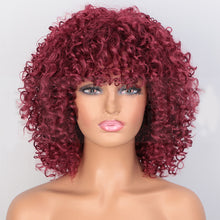 Load image into Gallery viewer, Estelle African Lady High Temperature Silk Fiber Yama Wigs , Headgear Wig