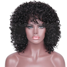 Load image into Gallery viewer, Estelle African Lady High Temperature Silk Fiber Yama Wigs , Headgear Wig