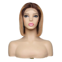 Load image into Gallery viewer, Human Hair Straight Fashion Hair T4/27# Wig شعر بشري مستقيم أزياء شعر T4 / 27 # شعر مستعار