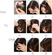 Load image into Gallery viewer, Estelle Clip in Bangs Hair Extensions Thin Neat Air Bangs for Women With Clip Accessories وصلات شعر من Estelle مزودة بمشابك وصلات شعر رفيعة وأنيقة