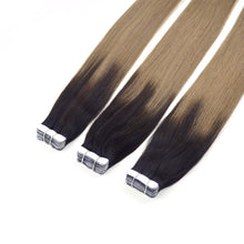 Load image into Gallery viewer, T Style Seamless Human Hair Tape In Omber 4/8# سلس شريط شعر بشري نمط أومبر 4/8 #