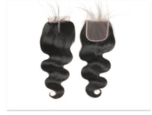 Load image into Gallery viewer, Hand Made Bodywave Human Hair Lace Closure 4*4-اليد التي أدلى بها Bodywave الإنسان الرباط إغلاق 4 * 4