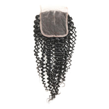 Load image into Gallery viewer, Hand Made Kinky Curly Human Hair Lace Closure 4*4-يدوية الصنع غريب مجعد الإنسان الرباط إغلاق 4 * 4
