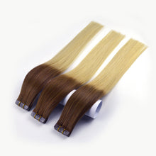 Load image into Gallery viewer, European Style Seamless Human Hair Tape In Omber 4/613# شريط شعر بشري غير ملحوم على النمط الأوروبي في أومبر 4/613 #