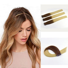 Load image into Gallery viewer, European Style Seamless Human Hair Tape In Omber 4/613# شريط شعر بشري غير ملحوم على النمط الأوروبي في أومبر 4/613 #