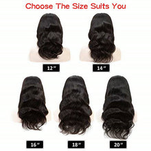 Load image into Gallery viewer, Human Hair Body Wave Wigs with 13x4 Lace Front-شعر مستعار مموج بشعر بشري مع دانتيل أمامي 13x4