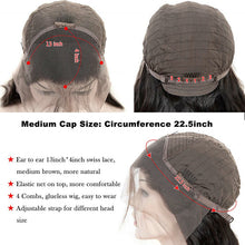 Load image into Gallery viewer, Human Hair Body Wave Wigs with 13x4 Lace Front-شعر مستعار مموج بشعر بشري مع دانتيل أمامي 13x4