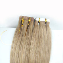 Load image into Gallery viewer, Seamless Human Hair Extension with Protein Film Blonde 10#-وصلات شعر بشري غير ملحومة مع فيلم بروتين أشقر 10 #