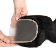 Load image into Gallery viewer, Hand Made Bodywave Human Hair Lace Closure 4*4-اليد التي أدلى بها Bodywave الإنسان الرباط إغلاق 4 * 4