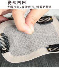 Load image into Gallery viewer, Estelle Wig Manufacturer Wholesale Full Hand Braided Single Mesh Replacement Block Ladies Head Cover White Hair Wig Piece Real Hair