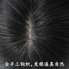 Load image into Gallery viewer, Estelle Wig Manufacturer Wholesale Full Hand Braided Single Mesh Replacement Block Ladies Head Cover White Hair Wig Piece Real Hair