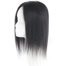 Load image into Gallery viewer, Estelle Wig Manufacturer Wholesale Full Hand Braided Single Mesh Replacement Block Ladies Head Cover White Hair Wig Piece Real Hair