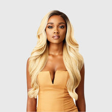 Load image into Gallery viewer, Estelle heat resistant high quality fiber Lace Front Wig body wave BLACK BLONDE Estelle عالية الجودة مقاومة للحرارة الألياف الدانتيل الجبهة الباروكة الجسم موجة الأسود الأشقر