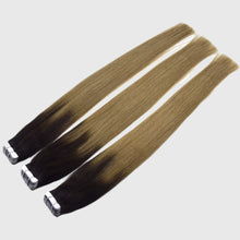 Load image into Gallery viewer, T Style Seamless Human Hair Tape In Omber 4/8# سلس شريط شعر بشري نمط أومبر 4/8 #