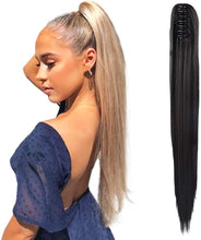 Load image into Gallery viewer, Estelle Claw Curly Wavy / Straight Ponytail Extension Long Synthetic for Women