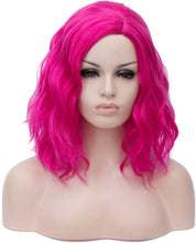 Load image into Gallery viewer, Estelle Short Bob Wavy Curly Wig For Women Heat Resistant Bob Party Wig Including Wig Cap
