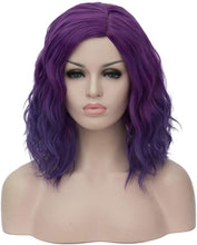 Load image into Gallery viewer, Estelle Short Bob Wavy Curly Wig For Women Heat Resistant Bob Party Wig Including Wig Cap