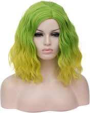 Load image into Gallery viewer, Estelle Short Bob Wavy Curly Wig For Women Heat Resistant Bob Party Wig Including Wig Cap