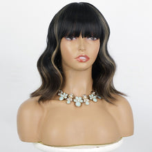 Load image into Gallery viewer, Estelle Body wave Bobo Fiber Wigs ,Curly Hair Bob High Temperature Wigs