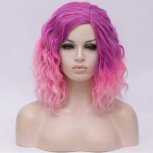 Load image into Gallery viewer, Estelle Short Bob Wavy Curly Wig For Women Heat Resistant Bob Party Wig Including Wig Cap
